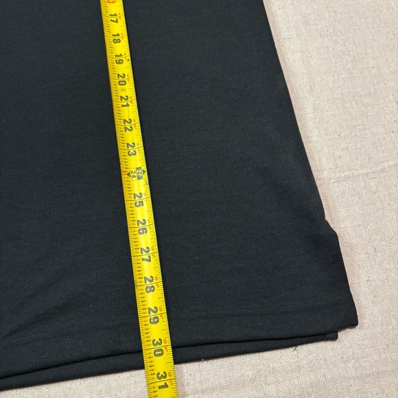 Woolrich Mens Size M Navy Houndstooth Check Short Sleeve Cotton Polo Shirt Black - Picture 6 of 7